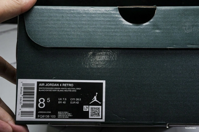 Cheap MAX Green Oxidized Air Jordan FQ8138-103 4 0806